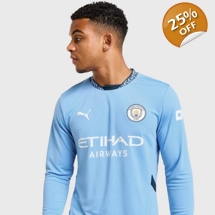 PUMA Manchester City FC 2024/25 Long Sleeve Home Shirt