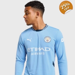 PUMA Manchester City FC 2024/25 Long Sleeve Home Shirt
