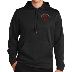 Cirque Noir Black Sport-Tek® Sport-Wick® Fleece Hooded Pullover
