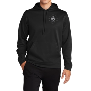 KMB Black Sport-Tek® Sport-Wick® Fleece Hooded Pullover
