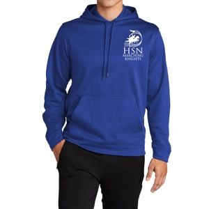 Knight Crew Royal Sport-Tek® Sport-Wick® Fleece Hooded Pullover