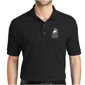 Knight Crew Black Silk Touch™ Polo