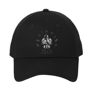 KMB Black Adjustable Structured Cap KMB Black Adjustable Structured Cap
