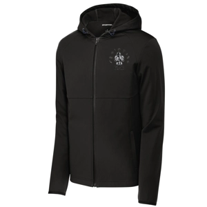 KMB Black Sport-Tek® Hooded Soft Shell Jacket