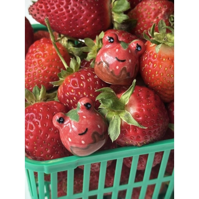 Gumdrop Frog (Chocolate Dipped Strawberry) Gumdrop Frog (Chocolate Dipped Strawberry)