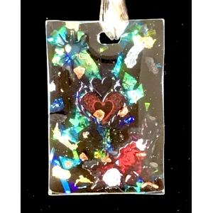 Reiki charged handmade pendant / keyring