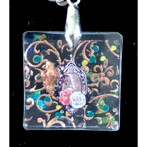 Reiki charged handmade pendant / keyring