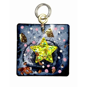 Reiki charged handmade pendant / keyring