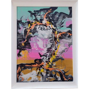 Abstract Acrylic painting 