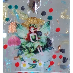 Reiki charged handmade pendant / keyring