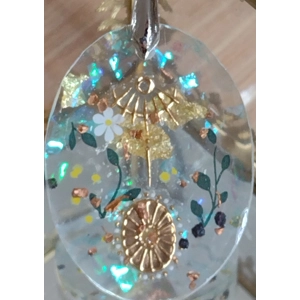 Reiki charged handmade pendant / keyring