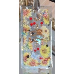 Reiki charged handmade pendant / keyring
