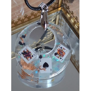Reiki charged handmade pendant / keyring