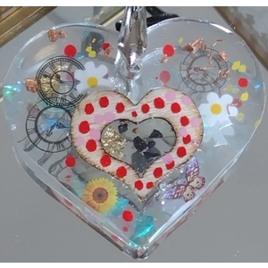 Reiki charged handmade pendant / keyring