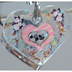 Reiki charged handmade pendant / keyring