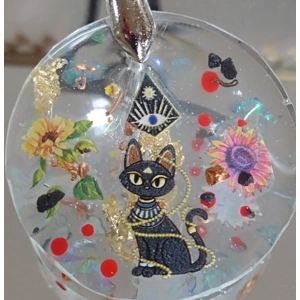 Reiki charged handmade pendant / keyring