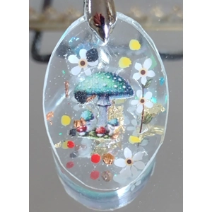 Reiki charged handmade pendant / keyring