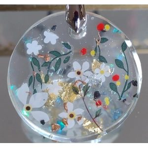 Reiki charged handmade pendant / keyring