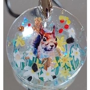 Reiki charged handmade pendant / keyring