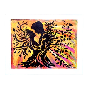 Amateur Original Abstract Acrylic painting 