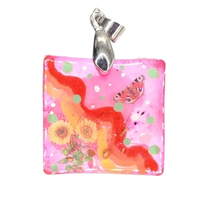 Reiki charged handmade pendant / keyring