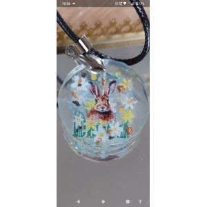 Reiki charged handmade pendant / keyring