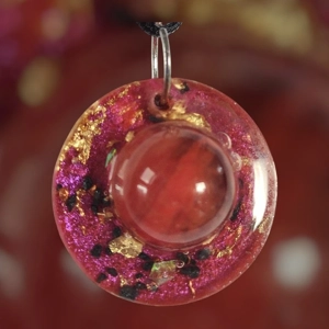 Cosmic pendant with EMF protection representing Venus