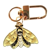 Beautiful moth / butterfly Keyring/Handbag Charm