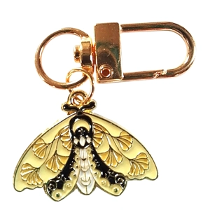 Beautiful moth / butterfly Keyring/Handbag Charm
