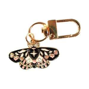 Beautiful moth / butterfly Keyring/Handbag Charm