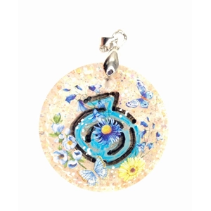 Reiki charged handmade pendant