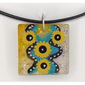 Reiki charged handmade pendant