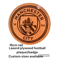 Laserd football Plaques
