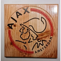 Carved & painted Football Plaques