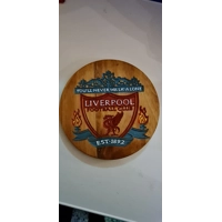 Carved & painted Football Plaques