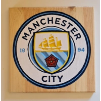 Carved & painted Football Plaques