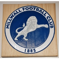Carved & painted Football Plaques