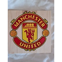 Carved & painted Football Plaques