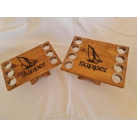 Wooden shot table x6