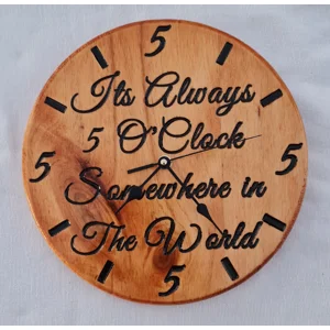 Its always 5 o´clock somewhere wall clock