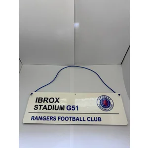 Rangers FC stadium sign