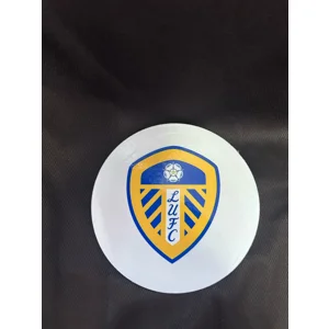 Leeds Fc coloured coaster