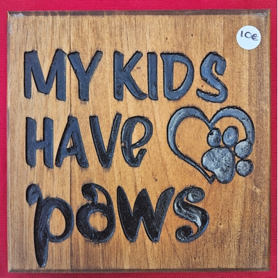 My kids have paws