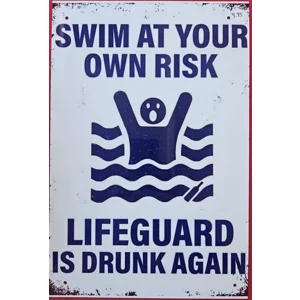 Lifeguard drunk again