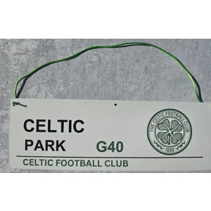 Celtic FC stadium sign