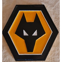 Carved & painted Football Plaques