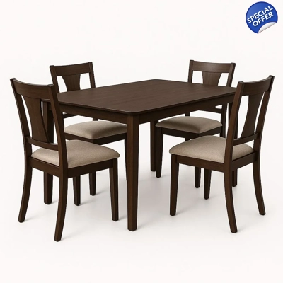 Dining room set with rectangular table