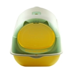 SMELL & SMILE Cat's Closed-Flock Cat Litter Box with Hood, Closed and Cover, SMELL & SMILE Cat's Closed-Flock Cat Litter Box with Hood, Closed and Cover,