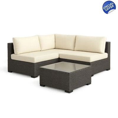 Rattan garden furniture set