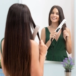 CERAMIC HAIR IRON WITH STEAM CERAMIC HAIR IRON WITH STEAM